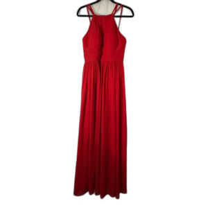 JJS House Red Sleeveless Gown Wedding and Special Occasions